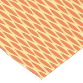 Halffijn lintafdruk, Oranje en goudgeel Korte Tafelloper (Hoek)