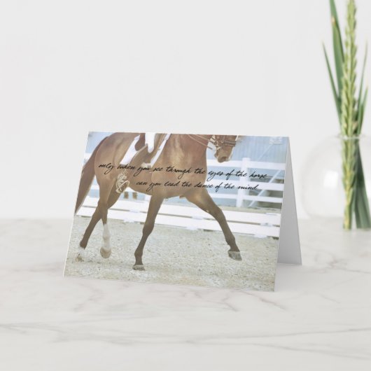 HALFGELEIDEND WENSKAART BEDANKKAART (Voorkant)