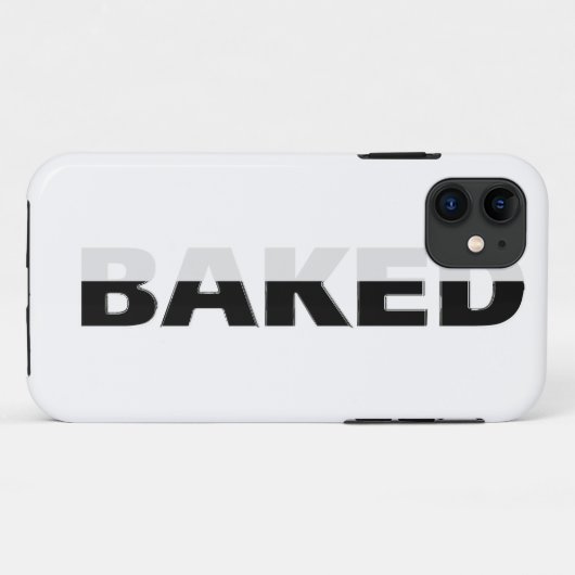 Halfgelookt ontwerp Case-Mate iPhone case (Achterkant (horizontaal))