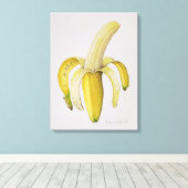 Halfgepelde bananen 1997 canvas afdruk (Insitu (Houten vloer))