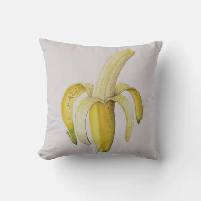Halfgepelde bananen 1997 kussen (Voorkant)