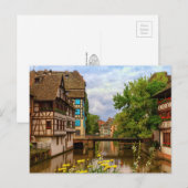 halfgetijdenhuizen in Petite France, Straatsburg, Briefkaart (Voorkant / Achterkant)