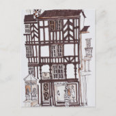 Halfgetimberde Bouw | Rennes, Bretagne, Frankrijk Briefkaart (Voorkant)