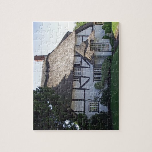 Halfgetimbered Thatched Cottage Legpuzzel (Verticaal)