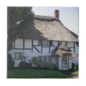 Halfgetimbered Thatched Cottage Tegeltje (Voorkant)