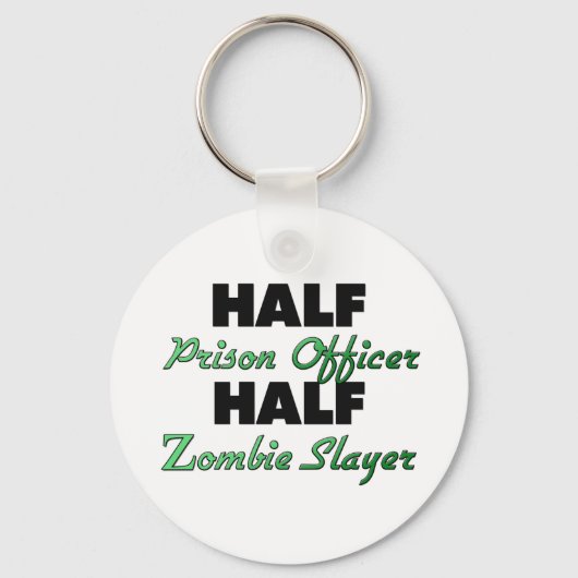 Halfgevangenisagent Half Zombie Slayer Sleutelhanger (Voorkant)