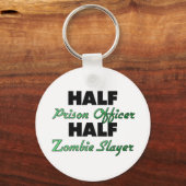 Halfgevangenisagent Half Zombie Slayer Sleutelhanger (Voorkant)