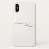 Halfgitaarcontour Case-Mate iPhone Case (Achterkant)
