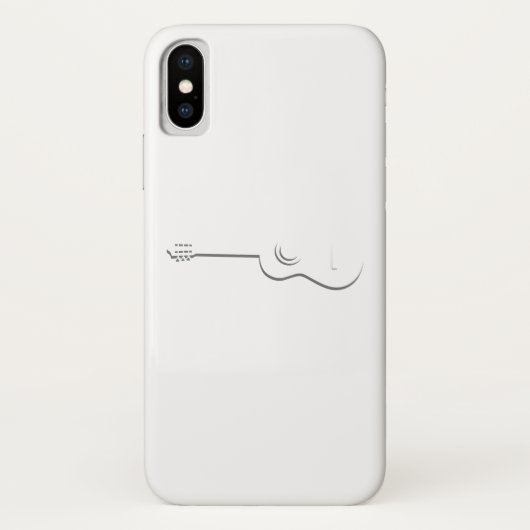 Halfgitaarcontour Case-Mate iPhone Case (Achterkant)