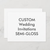 HALFGLANS 110g/m² 14 x 10,8 cm Trouwkaarten Kaart (Voorkant / Achterkant)