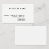 halfglanzend Visitekaartje (Voorkant / Achterkant)