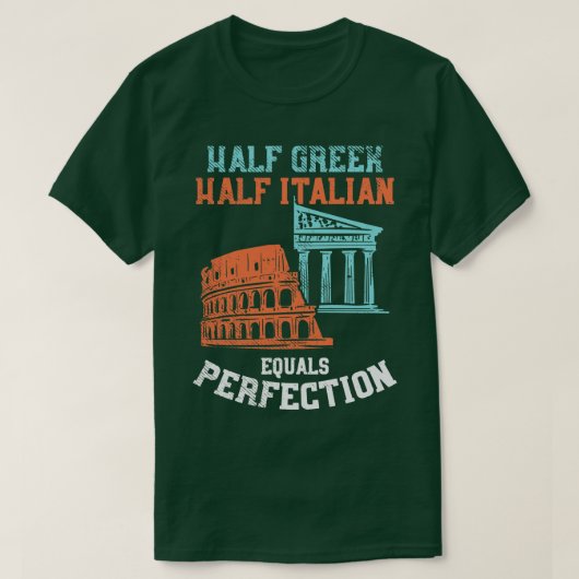 HalfGrieks Italiaans T-shirt (Design voorkant)