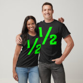 Halfgroen T-shirt (Unisex)