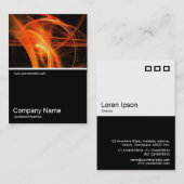 Halfhoge en halve foto 0197 - Abstracte vlam 02 Visitekaartje (Voorkant / Achterkant)