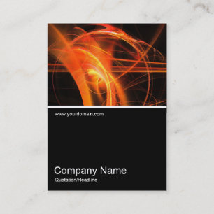 Halfhoge en halve foto 0197 - Abstracte vlam 02 Visitekaartje