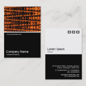 Halfhoge en halve foto 0198 - Abstracte vlam 03 Visitekaartje (Voorkant / Achterkant)