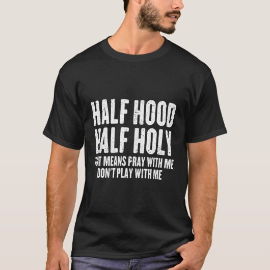 Halfhoge Heilige Halfhoge T-shirt (Voorkant)