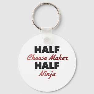 Halfhoge kaasmaker sleutelhanger