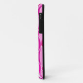 Halfhoge lintafdruk - schaduwen van magenta roze Case-Mate iPhone case (Achterkant/links)