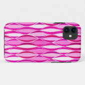 Halfhoge lintafdruk - schaduwen van magenta roze Case-Mate iPhone case (Achterkant (horizontaal))