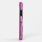 Halfhoge lintafdruk - schaduwen van magenta roze Case-Mate iPhone case (Achterkant/rechts)