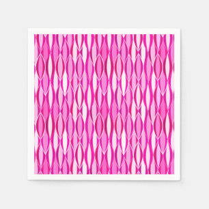 Halfhoge lintafdruk - schaduwen van magenta roze servet