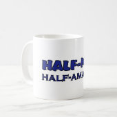 Halfhoge mannen koffiemok (Voorkant links)
