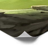 Halfhoge vrouw krijger | AI Art Poster (Hoek)