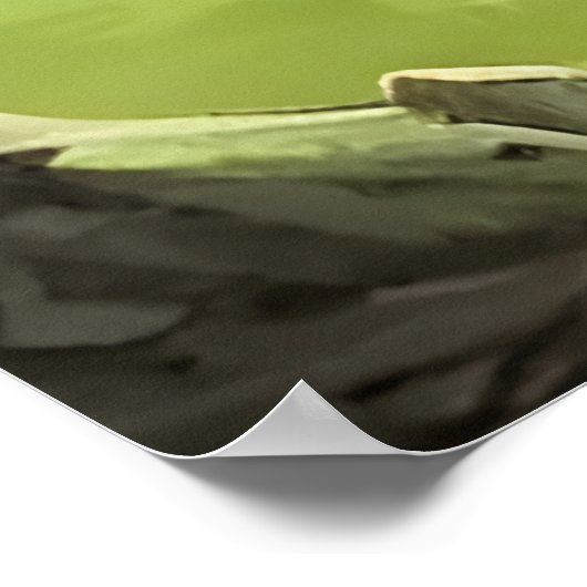 Halfhoge vrouw krijger | AI Art Poster (Hoek)