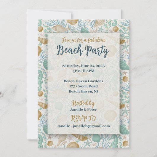 Halfhoge zomervakantie, formaat: 5 x 7 inch kaart (Voorkant)