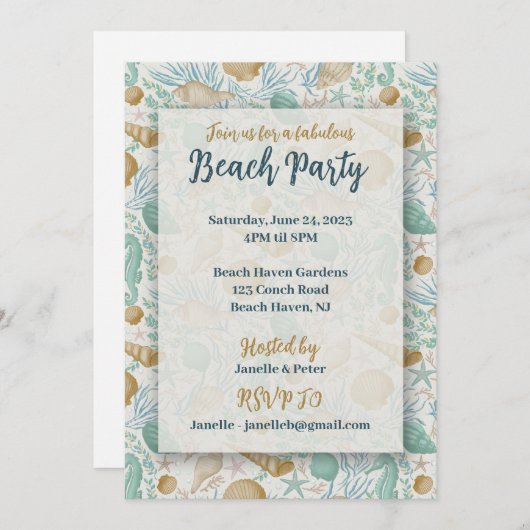 Halfhoge zomervakantie, formaat: 5 x 7 inch kaart (Voorkant / Achterkant)