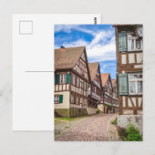 Halfhouten huizen in Schiltach, Duitsland, foto Briefkaart (Voorkant / Achterkant)