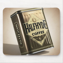 Halfhyde Coffee Co Retro Koffie Tin Muismat