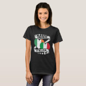HalfIerse Italiaanse kinder Ierse vlag T-shirt (Voorkant volledig)