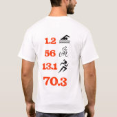 Halfijzeren volle Crazy T-shirt (Achterkant)