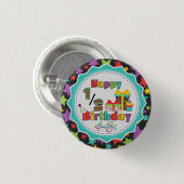 Halfjaarlijkse Button (Voorkant /achterkant)