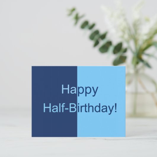 Halfjaarlijkse Kaart (Staand voorkant)