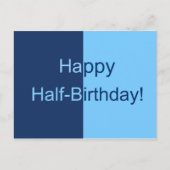 Halfjaarlijkse Kaart (Voorkant)