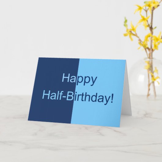 Halfjaarlijkse Kaart (Gele Bloem)