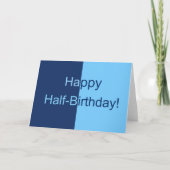 Halfjaarlijkse Kaart (Voorkant)