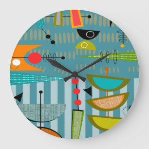 Halfjaarlijkse moderne klok met halve motor 27