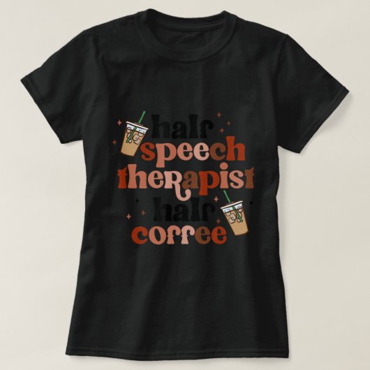 Halfjaarlijkse spraaktherapie Pathologi T-shirt (Design voorkant)