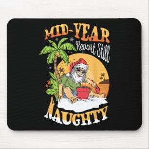 Halfjaarverslag Nog steeds stout Grappige Kerstman Muismat