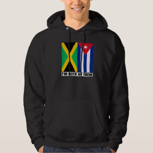 HalfJamaicaanse halve Cubaanse erfgoed Jamaica & C Hoodie