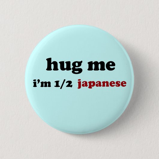 HalfJapans Ronde Button 5,7 Cm (Voorkant)