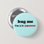 HalfJapans Ronde Button 5,7 Cm (Voorkant /achterkant)