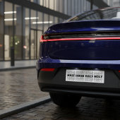 Halfkap Halfheilige Bumpersticker