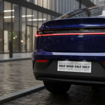 Halfkap Halfheilige Bumpersticker