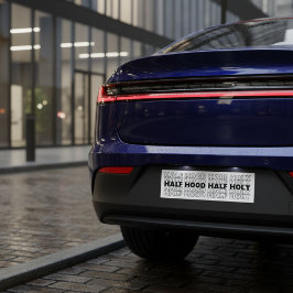 Halfkap Halfheilige Bumpersticker