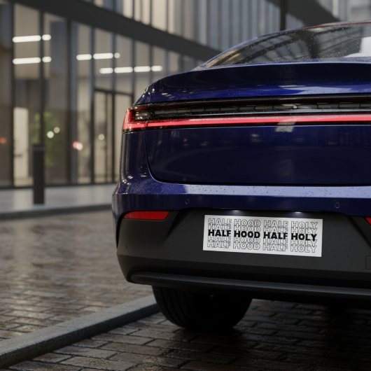 Halfkap Halfheilige Bumpersticker
